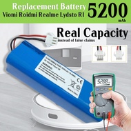 [Ready Stock] 5200mAh Replacement Battery for Viomi S9/Viomi, Proscenic M8 Pro/M7 Pro Uwant U200 Lyd
