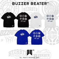 BUZZER BEATER BALLER LOGO Cotton/round neck/loose trendy shirt short sleeves