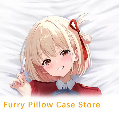 Dakimakura Anime Lycoris Recoil Nishikigi Chisato Double-Sided Print Pillowcase Life-Size Body Pillo