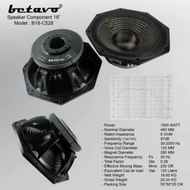 Komponen Speaker Betavo 18 inch B18 C528 1500 Watt original