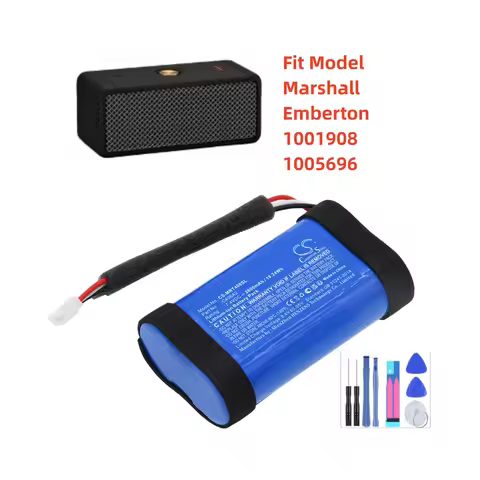 Speaker Battery For Marshall:C406A2,C406A2-2,Emberton,1001908,1005696,Emberton II,Emberton 2,Emberto