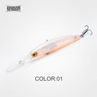 ราชอาณาจักรใหม่Jerkbaits 100DRเหยื่อตกปลา100มิลลิเมตร120มิลลิเมตรเหยื่อปลาซิวแบบพยุงตัวWobblersความล