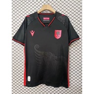 2526 Albania Two Guests Black S-2XL/Jersey, Quick-Drying Sports T-Shirt