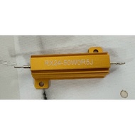 50W 0.5 ohm Gold Resistor 0.5R Gold Aluminum Shell Resistor