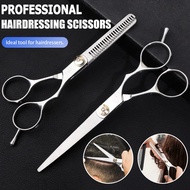 Hair Cutting Scissors - Flat Tooth Shear Design Professional Cutting Thinning Hairdressing Scissors