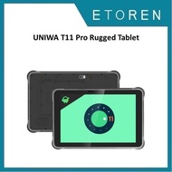 UNIWA T11 Pro Rugged Tablet Tablet PC 10.1 inch LTE 64GB Black (4GB RAM) - UK Plug