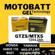 Aki Motor Beat Karbu/FI, Vario 110, Mio Soul GTZ5S GS Aki Kering MF