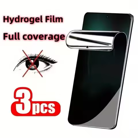 3Pcs Privacy Hydrogel Film For Samsung A56 A55 A54 A36 A35 A15 A16 F12 5G Screen Protector Without F