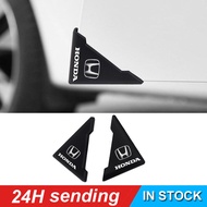 2PCS Car Door Corner Cover Bumper Anti Collision Protector Sticker Pintu Kereta for Honda CITY CRV HRV Fit JAZZ Rs150r EX5 Wave Civic BRV FC FD Accord Odyssey Vezel aksesori kereta