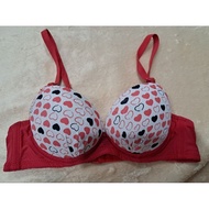 Sister hood Bra Size 32/70 Second Hand Work Bright Red