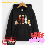 เสื้อแจ็คเก็ตสเวตเตอร์เสื้อฮู้ดเด็ก anomali tung sahur ล่าสุด S-5XL
