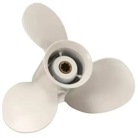 for Yamaha 9.9-15HP 63V-45945-10-EL 9-1/4 x 9 Aluminum Alloy Marine Outboard Propeller 8 Spline Toot