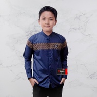 Baju Koko anak Lengan Panjang remaja SD SMP kombinasi batik