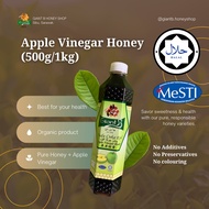 [HALAL] GIANT B Apple Vinegar Honey Madu Cuka Epal 苹果醋蜜 500g/1000g (100% Natural)