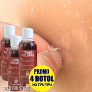 4 BOTOL PENGHILANG FLEK HITAM || TONER KELUPAS ||TONER FLEK||TONER WHITENING TONER KELUPAS Super St