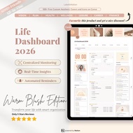 All-in-One 2026 Notion Template |Vision, Plan, Health, Wellness, Career & Finance | ADHD Personal Pl