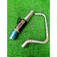 Daeng Sai4 pipe 51mm Cobra Mio Sporty Mio Soulty Beat Fi Click V1 Aerox Nmax Click 125/150 Apido pow