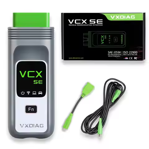 2025 WiFi VXDIAG VCX SE 6154 V-W for A-udi for Skoda supports DoIP UDS protocol with free DONET OBD2