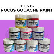 Focus Gouache Paint 100ml Poster Paint 100ml Water Color Paint Watercolor Paint Gouache Poster Paint High Quality Paint