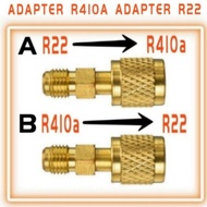 Converter R22 To R32/R410A Aircond Adapter OUTDOOR REFILL Gas Manifold Charging Hose