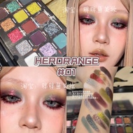 15 Colors Colorful Eyeshadow Palette Macaron Utopia Eyeshadow Purple Play Makeup Stage Show Hallowee