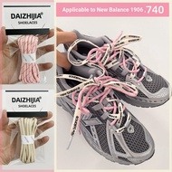 Shoelace Replacement Free Matching Shoelace Suitable for New Balance 1906a740 Round Lace Pink Blue O