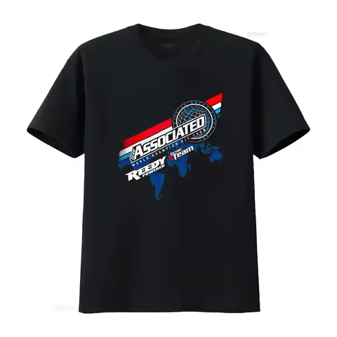 Team Associated 2016 Worlds T Shirt Print vintage Washed Top For Everyday Wear homme graphic Comfort