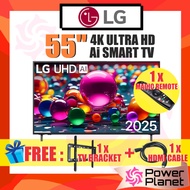 [FREE TV BRAKCET & HDMI CABLE] LG 55" UA84 4K UHD Ai Smart TV 55UA8450PSA with Magic Remote