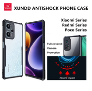 XUNDD XiaoMi Redmi Poco Series Hybrid 2in1 TPU + PC Clear Case Antishock Case XUNDD Phone Case Poco F5 Pro Poco F4 GT XiaoMi 11 Lite XiaoMi 10 S Mi10T Pro PocoF3 Redmi Note 11 Pro + 5G Redmi K40 Pro Redmi Note 10 Pro 5G