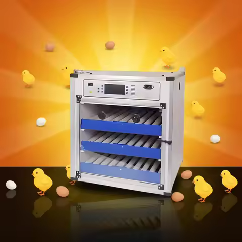 100% Hatching Rate 68-340 Eggs Fully Automatic Egg Incubator Dual Power 220V/110V Hatcher Machine Lo