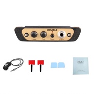 powersuper-PH DOUBLE CJ01L Cajon Box Drum Preamp Pickup Musical Instrument with Mic 1/4 Inch Jack