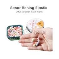 Senar Elastis Perhiasan DIY | Tali Gelang Elastis Berbagai Ketebalan