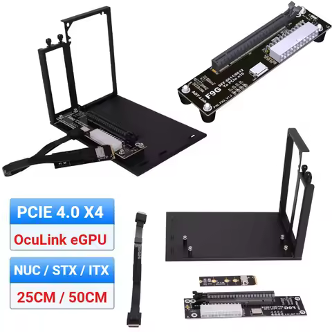 F9G-BK7 EGPU Oculink GPU Dock Pcie 4.0 X4 Notebook Laptop External Video Graphics Card M.2 Oculink S