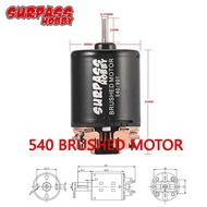 SURPASS HOBBY 540 Brushed Motor 35T 80T 13T 17T 21T 23T 27T 45T 55T 3.175mm Shaft for 1/10 Off-Road 