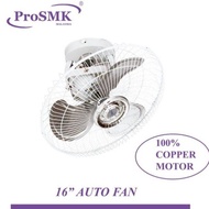PROSMK 16 inches ORBIT AUTO FAN CEILING 360 DEGREE SMK-AF16 (Aluminum fan blade)