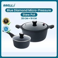 BBELL BLUE DIAMOND HEALTHY SOUP POT SET 28CM