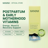 Moom Health™ The Postpartum Pack, 100% Natural. Early Motherhood Support. Stress, Mood, Energy. 30 D