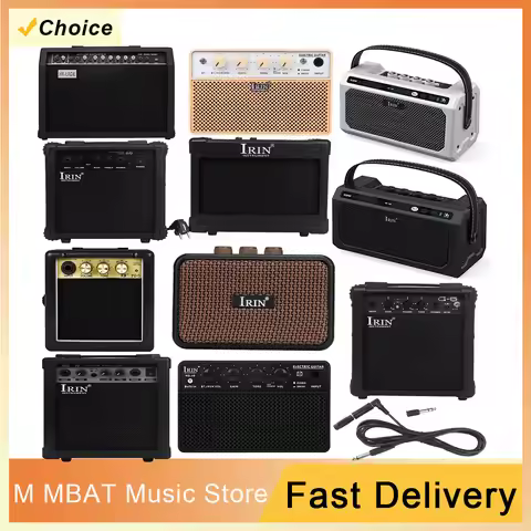 IRIN Guitar Amplifier Portable Mini AMP Speaker Cabinet for Electric Guitar Electric Bass Audio Guit