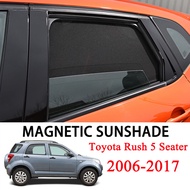 For Toyota Rush 5 Seater 2006-2017 Car Shade for Side Window Glare and UV Rays Protection Baby Windo