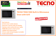 TECNO TMW 55BI Built-In Microwave Oven with Grill / FREE EXPRESS DELIVERY