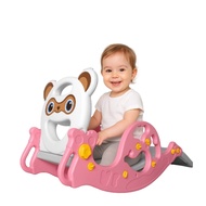 Japan Tsukuba 4in1 Slide for Kid Playground Childrens Slide with Basketball & Rocking Horse for Kids