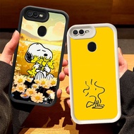 O-6 Woodstock Casing for OPPO A5S A12s A7 A12 F7 F9 2018 Pro Black and White