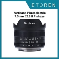 7artisans Photoelectric 7.5mm f/2.8 II Fisheye Lens