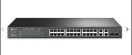 TP-Link TL-SL2428P 24 Port 10/100Mbps + 4 Port Gigabit Smart Switch with 24 Port PoE+(250W)