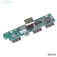 [InterfunM] 3USB DIY Bidirectional 2A Mobile Power Circuit Board 3.7V Lithium Li-ion 18650  Charger Board Step-Up Board Module [NEW]