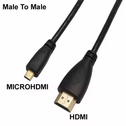 1m/2m/3m/5M/10M V1.4 M/M Male to Male HDMI-Compatible to Micro HDMI Audio Video Cable 1080p 1440p Fo