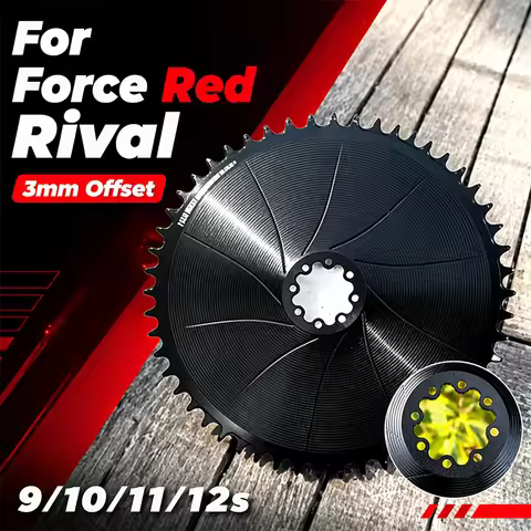 3mm Offset Chainring For Sram 8 Bolt Red Force Chainring Narrow Wide Chainring 42t 44 46t 48 50t 52t