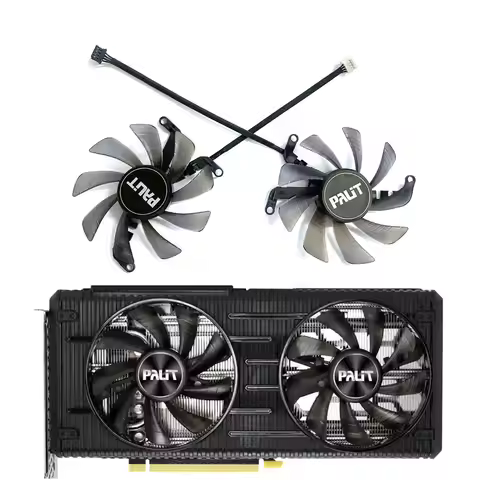 For GAINWARD PNY Palit RTX3060 RTX 3060 Ti Dual Video Card Fans 87mm 4pin TH9215S2H-PAA08 0.45A RTX3