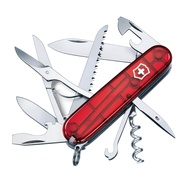 Victorinox มีดพับ Swiss Army Knives (M) - HUNTSMAN Red Translucent (1.3713.T)
