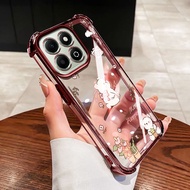 VRQR for Huawei Honor X7D X7C Honor 400 200 Smart 5G 4G Little Bear and Cat Transparent Shockproof P